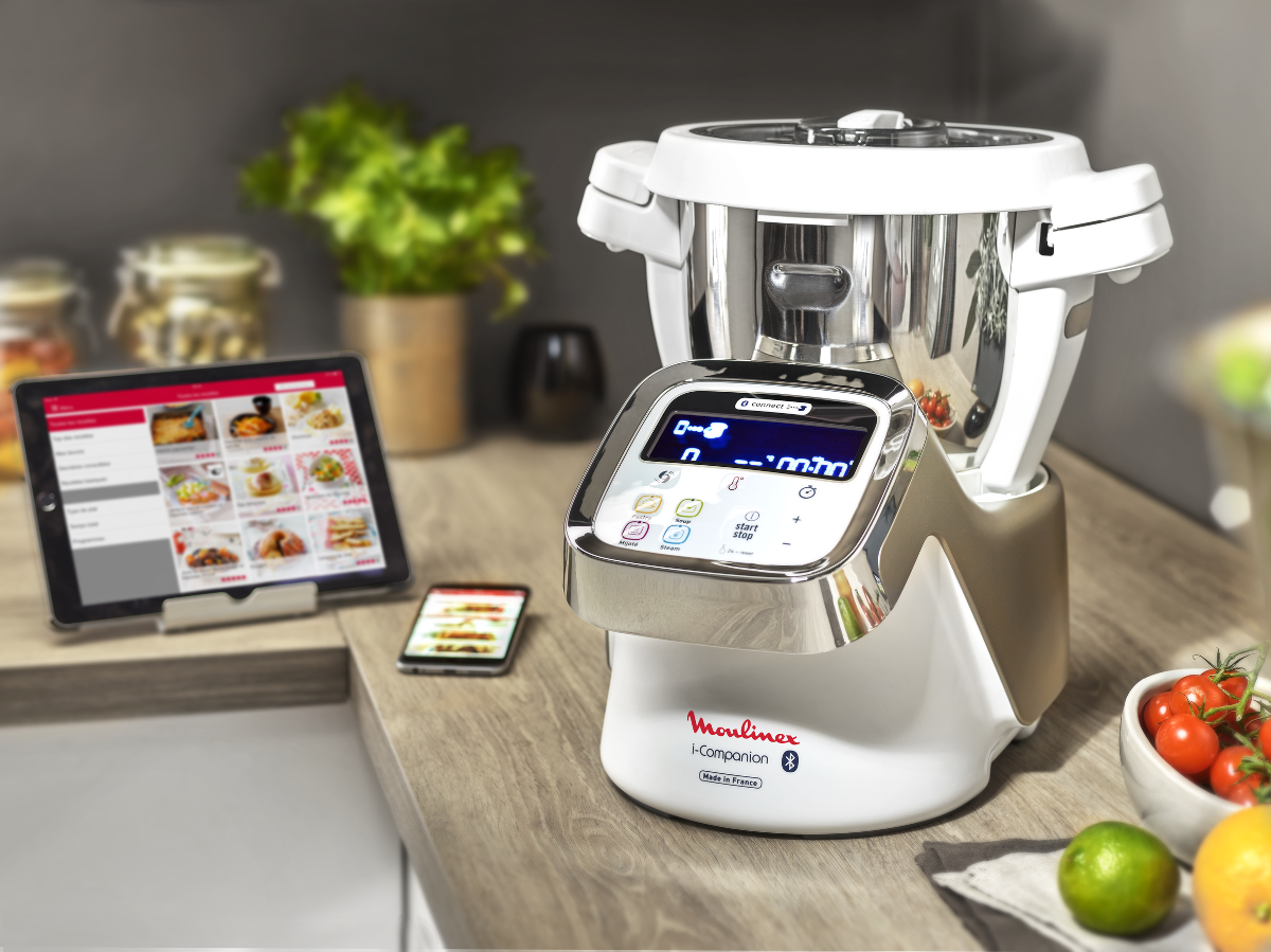 MOULINEX I-Companion - Robot culinaire multi-fonctions (Blanc)