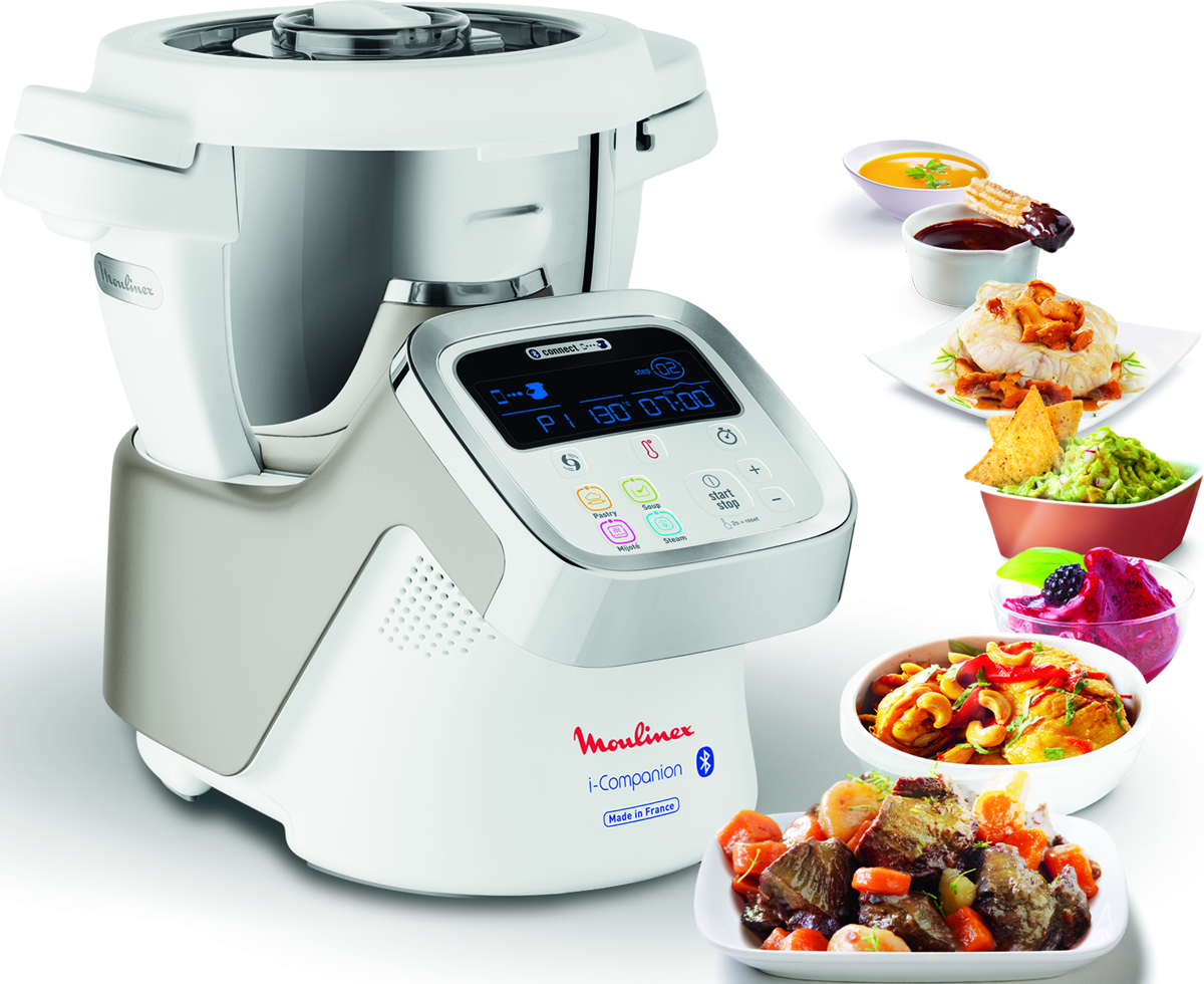MOULINEX I-Companion - Robot culinaire multi-fonctions (Blanc)