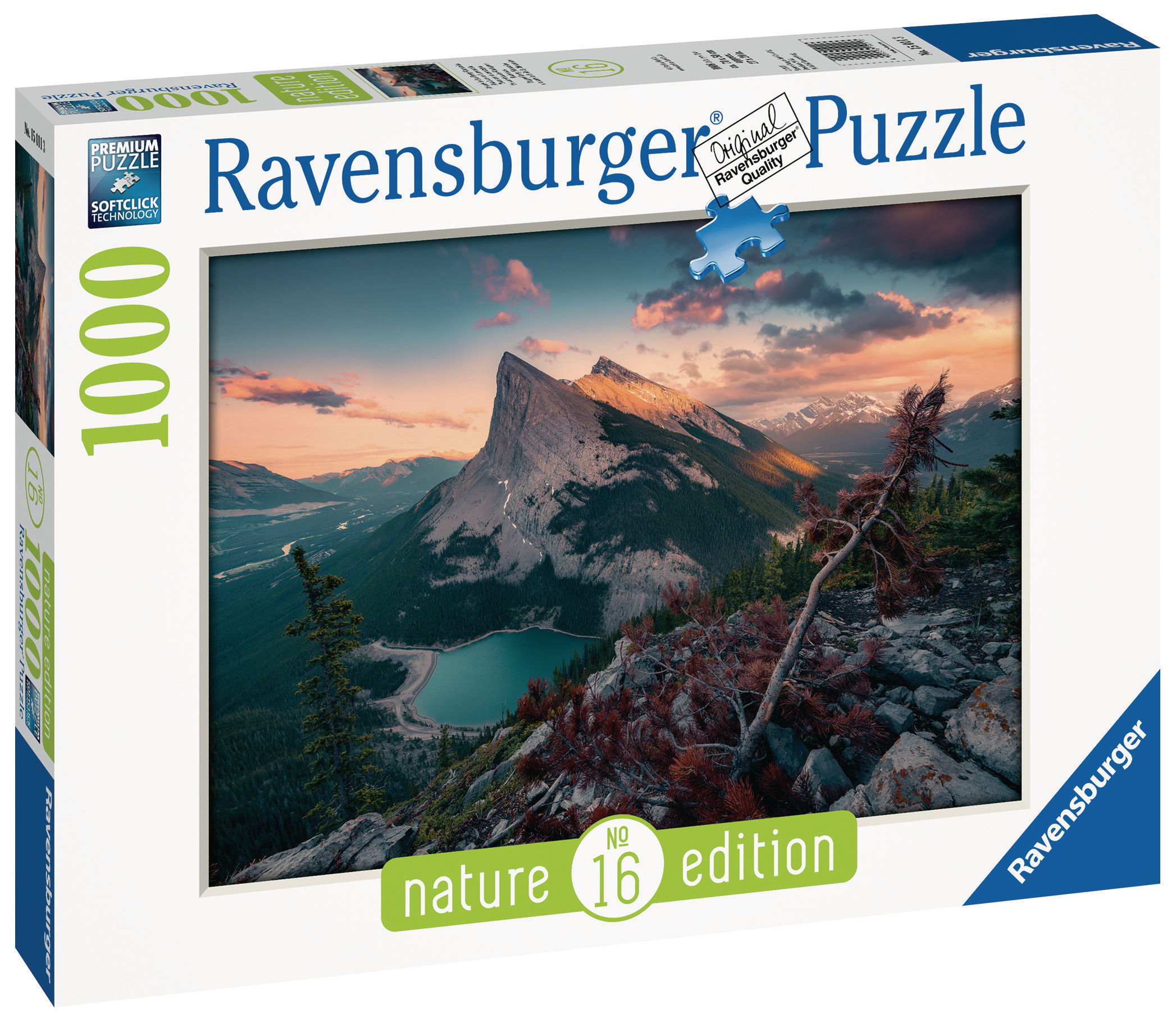 Mehrfarbig Abends Puzzle Mountains den RAVENSBURGER Rocky in