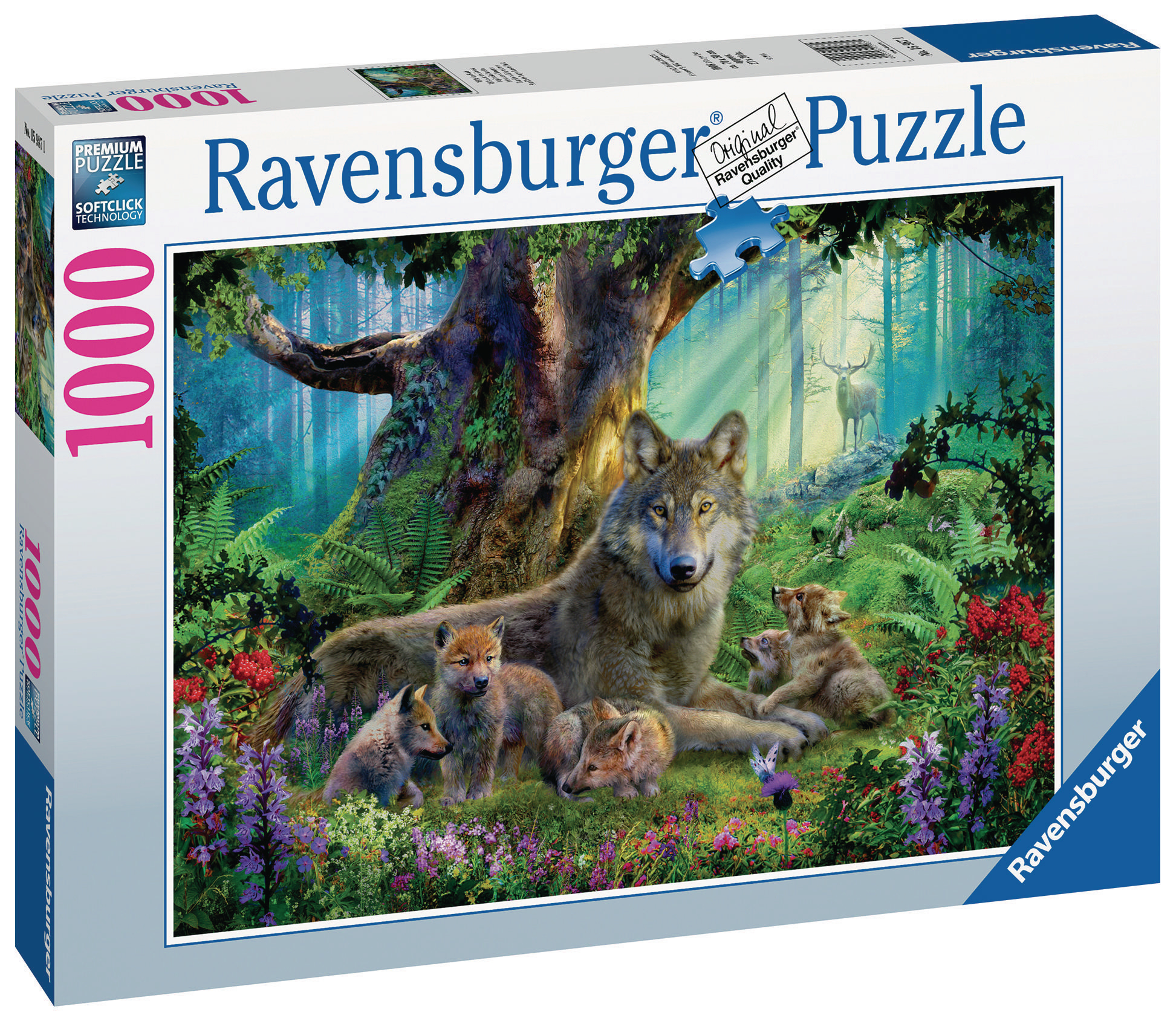 Wald Puzzle Mehrfarbig im Wölfe RAVENSBURGER