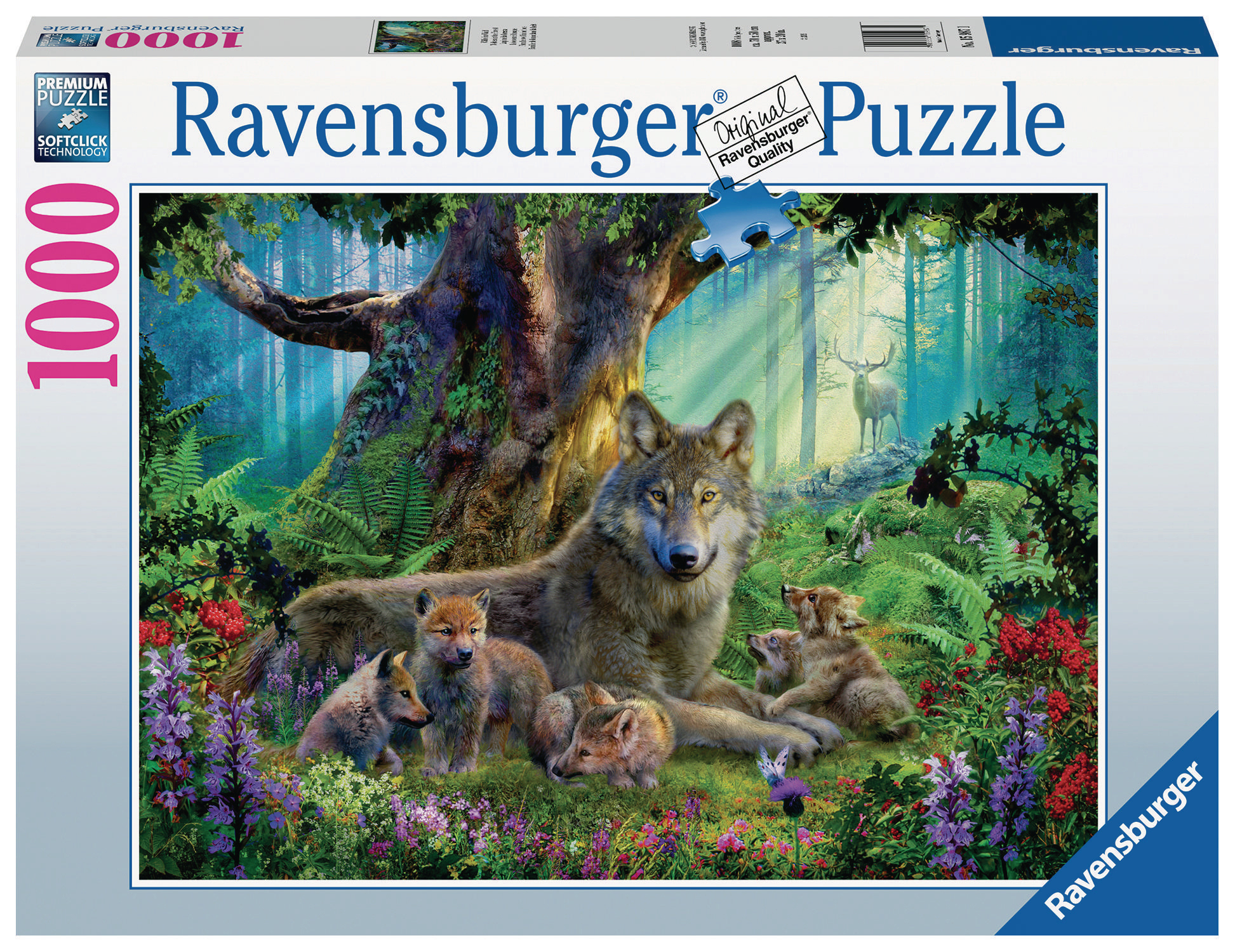 RAVENSBURGER Wölfe im Wald Puzzle Mehrfarbig