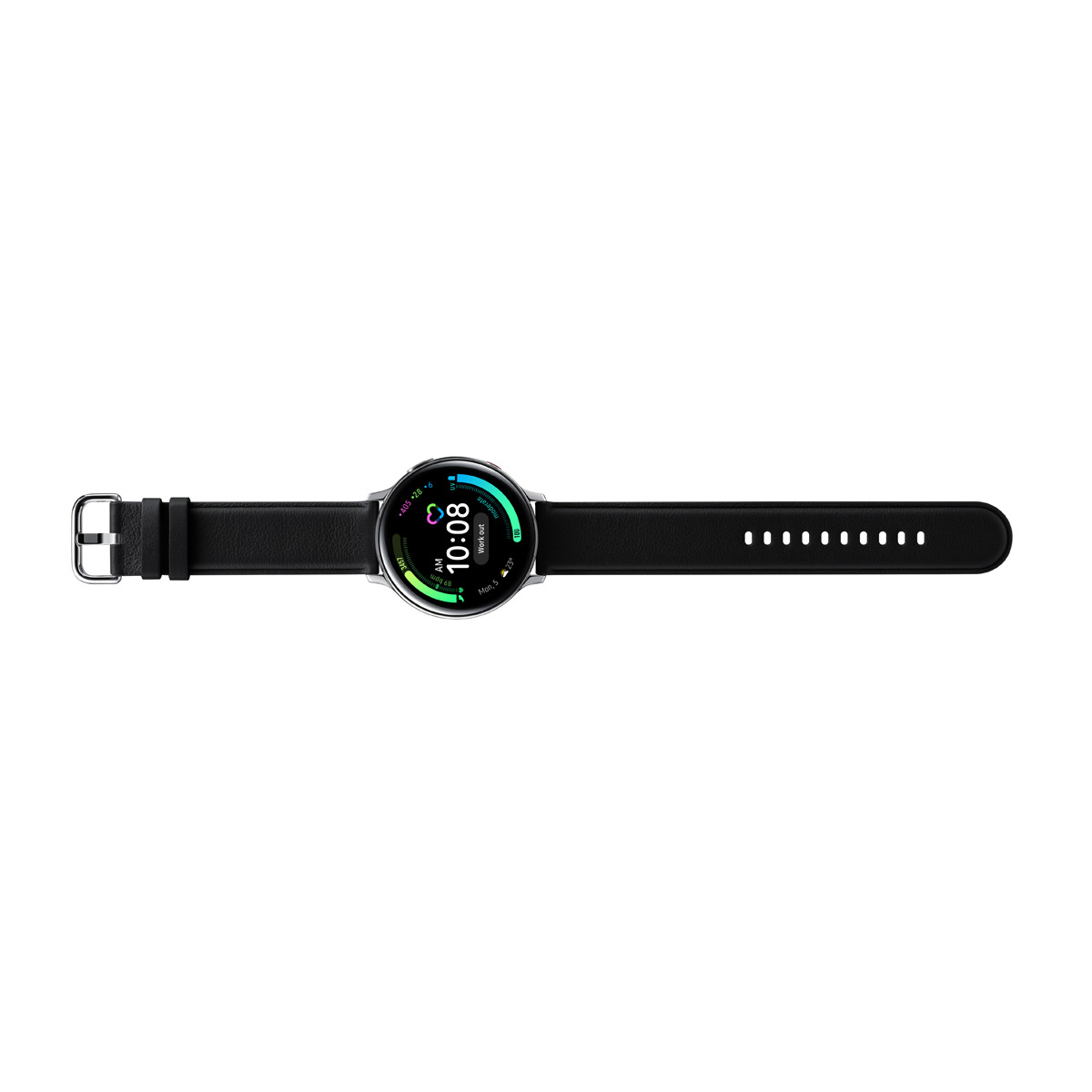 Smartwatch - Samsung Galaxy Watch Active 2, 44mm, LTE, Acero inoxidable, Plata