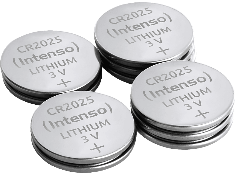 INTENSO CR 2025 Lithium Knopfzelle (frei von Quecksilber, Cadmium