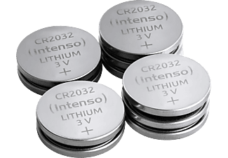 INTENSO CR 2032 Lithium Knopfzelle (frei von Quecksilber, Cadmium & Blei) Knopfzellen, Lithium / Manganese Dioxide (Li/MnO2), 3 Volt, 220 mAh 10 Stück
