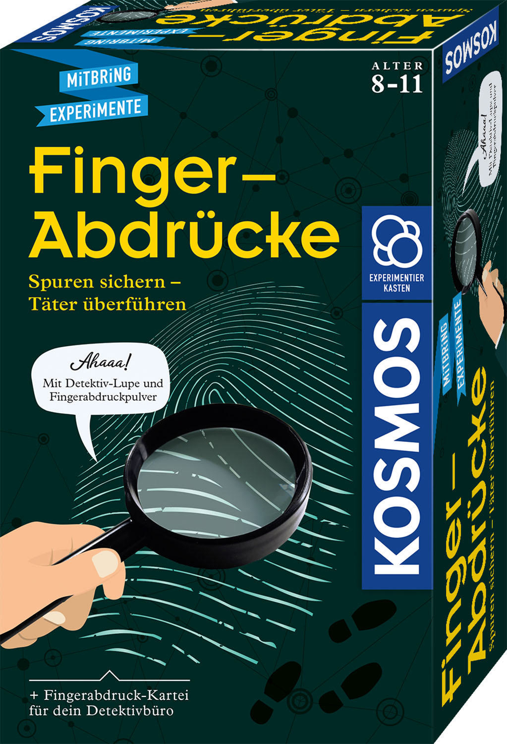 KOSMOS Finger-Abdrücke Experimentierkasten, Mehrfarbig