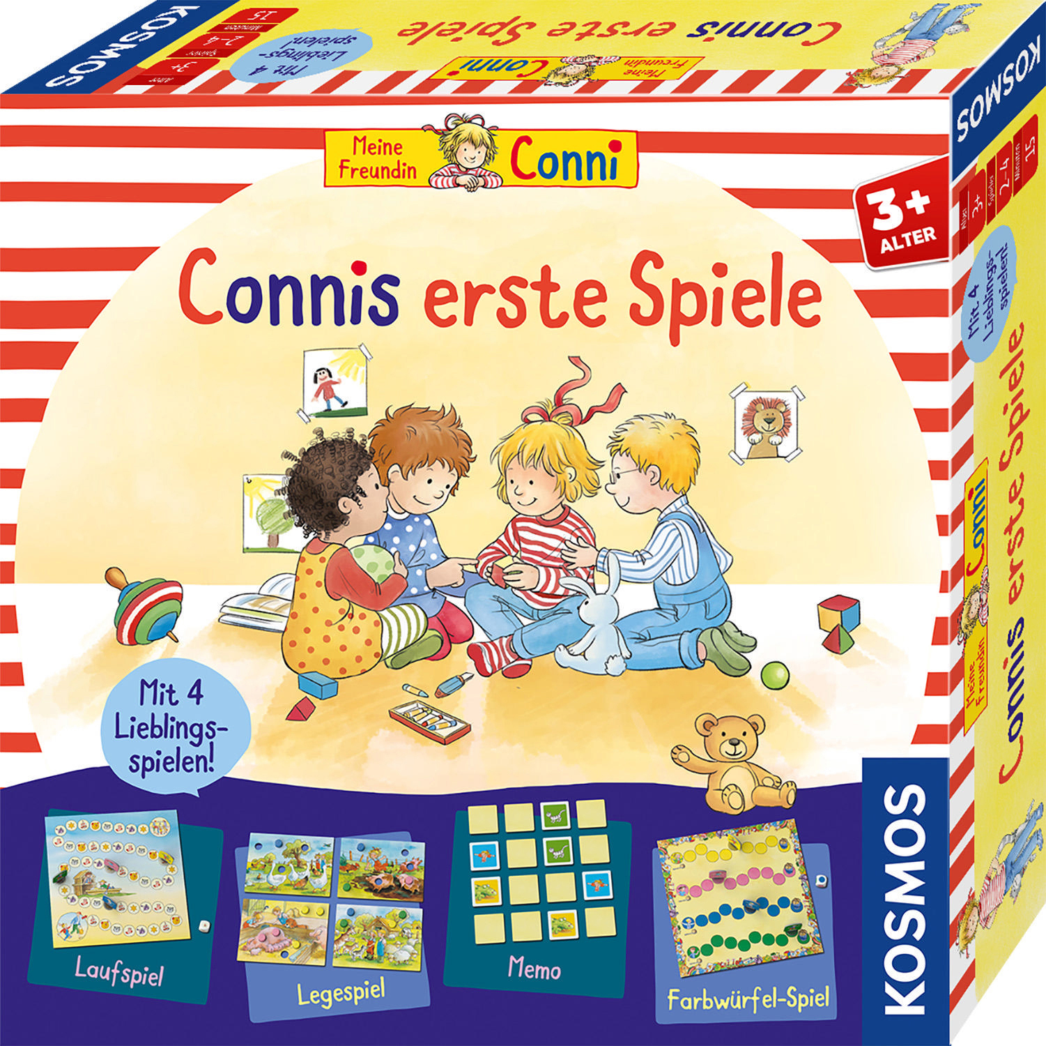 KOSMOS Connis erste Spiele Kinderspiel Mehrfarbig