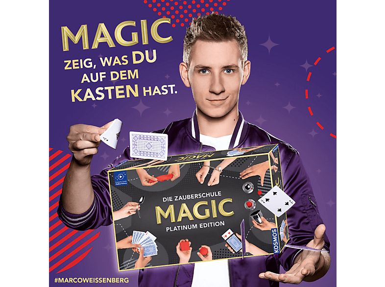 Thumbnail - KOSMOS Die Zauberschule Magic - Platinum Edition Zauberkasten Mehrfarbig