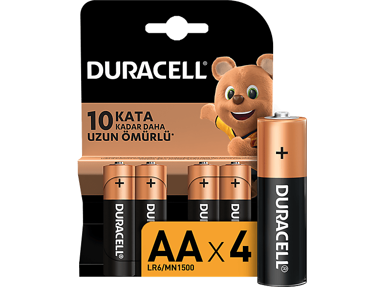 DURACELL 4'lü AA Kalem Pil