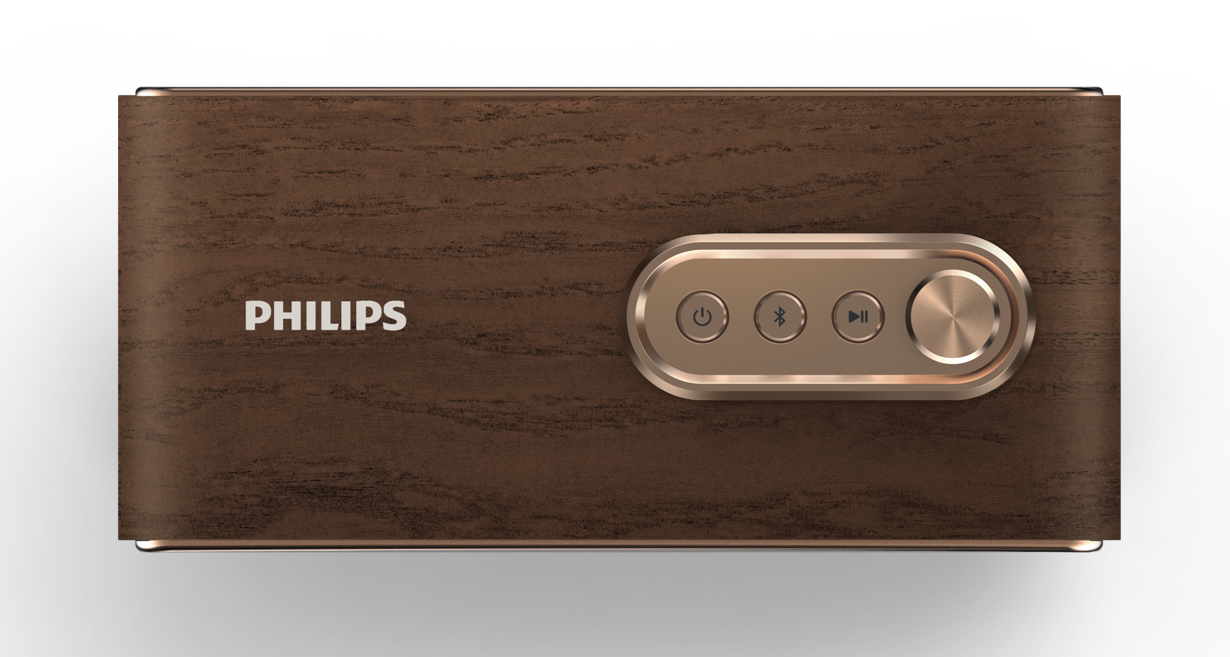 PHILIPS TAVS500/00 Bluetooth Lautsprecher, Braun