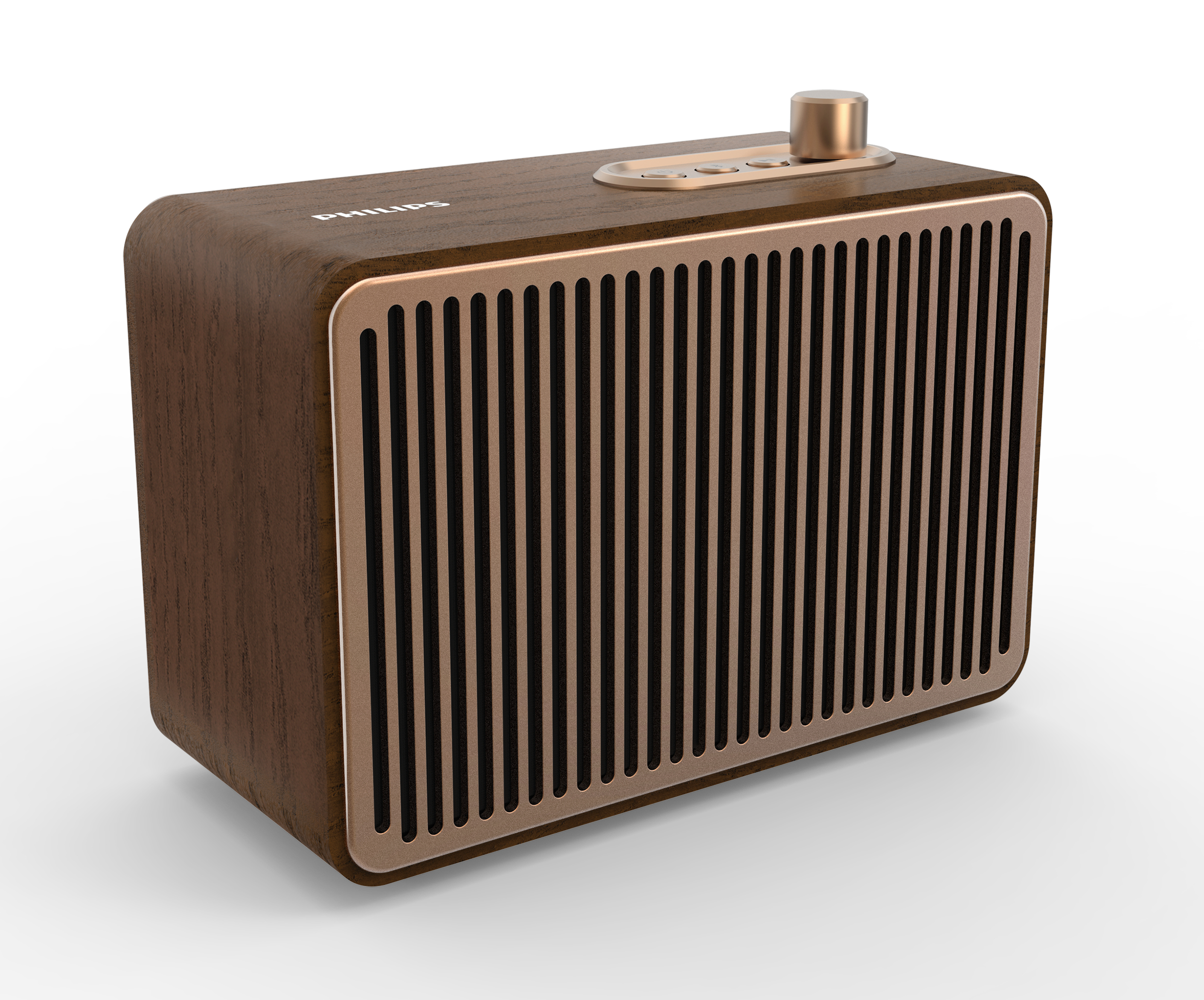 PHILIPS TAVS500/00 Bluetooth Lautsprecher, Braun