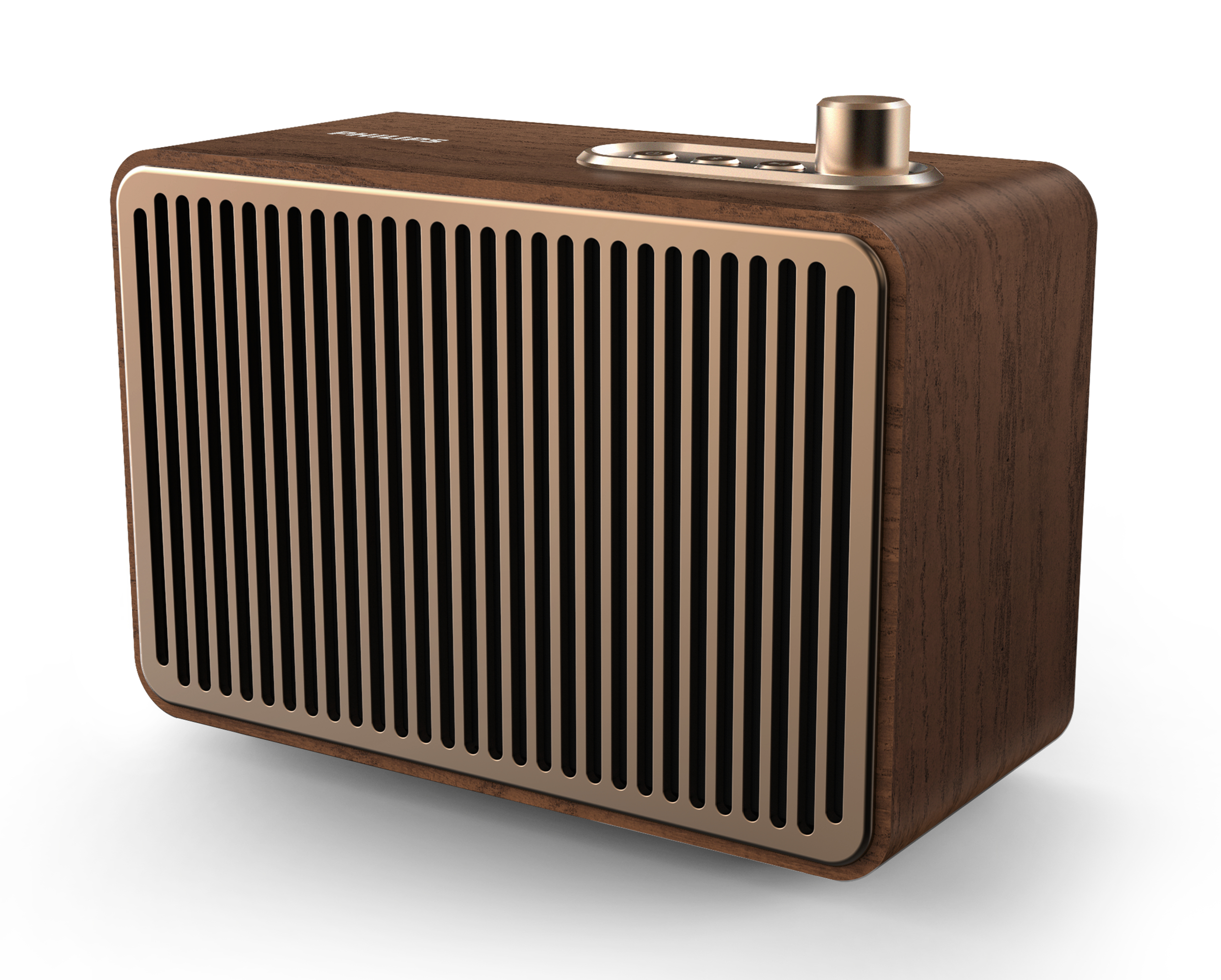 PHILIPS TAVS500/00 Bluetooth Lautsprecher, Braun