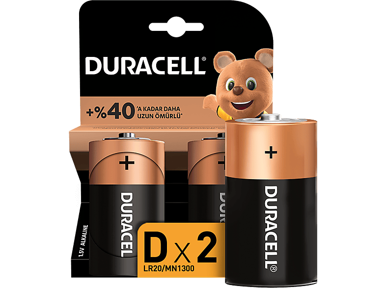 DURACELL D Boy 2'li Pil