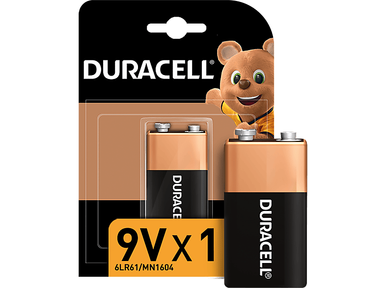 DURACELL 9 Volt Pil Tekli