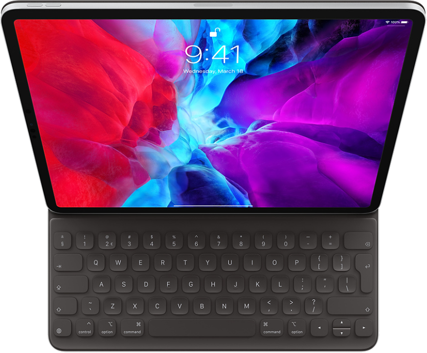 APPLE Toetsenbordcover Smart Keyboard Folio iPad Pro 12.9" QWERTY NL Zwart (MXNL2)