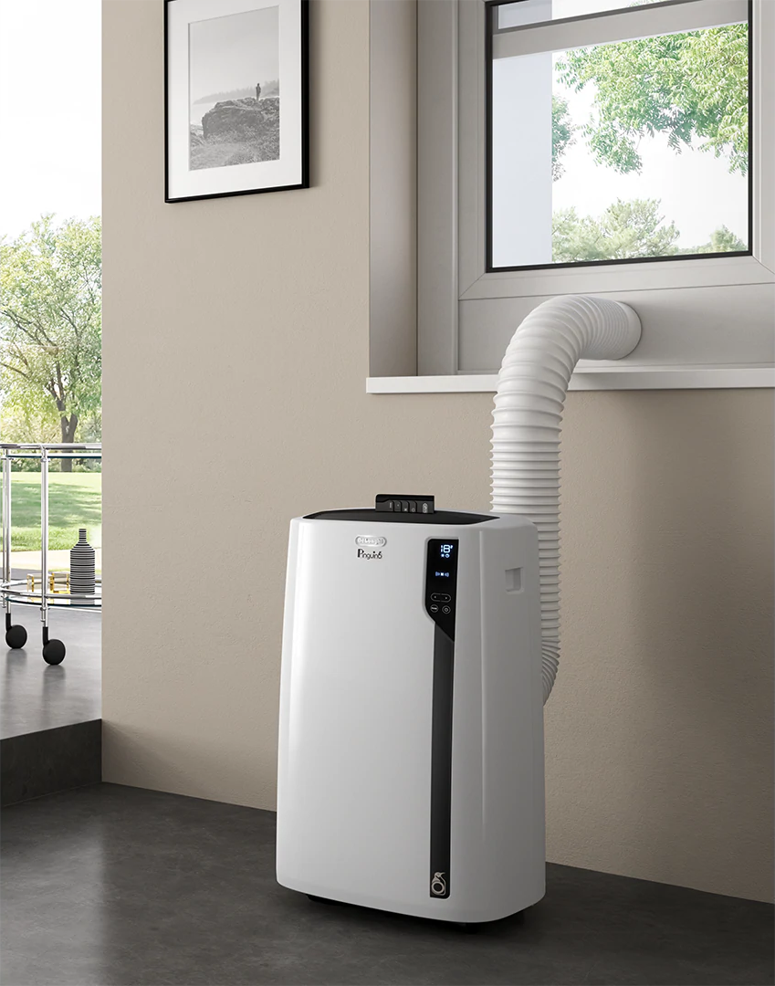 DE-LONGHI PAC EL92 Silent - Mobiles Klimagerät (Weiss/Schwarz)