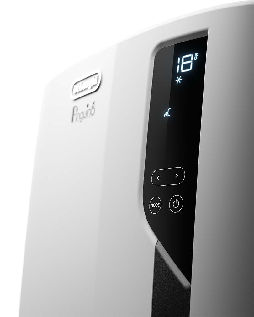 DE-LONGHI PAC EL92 Silent - Mobiles Klimagerät (Weiss/Schwarz)