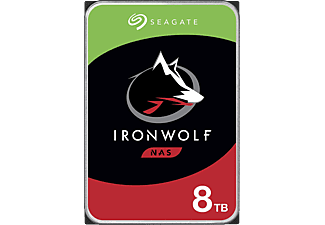 SEAGATE IronWolf NAS - Disque dur (HDD, 8 TB, Argent/Noir)