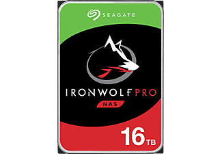 SEAGATE IronWolf Pro NAS - Disque dur (HDD, 16 TB, Argent/Noir)