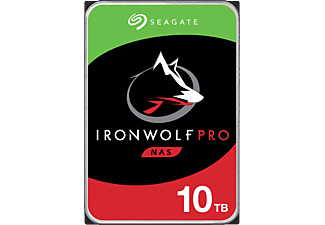 SEAGATE IronWolf Pro NAS - Disque dur (HDD, 10 TB, Argent/Noir)