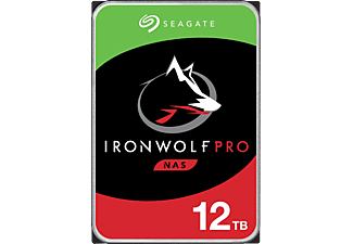 SEAGATE IronWolf Pro NAS - Festplatte (HDD, 12 TB, Silber/Schwarz)