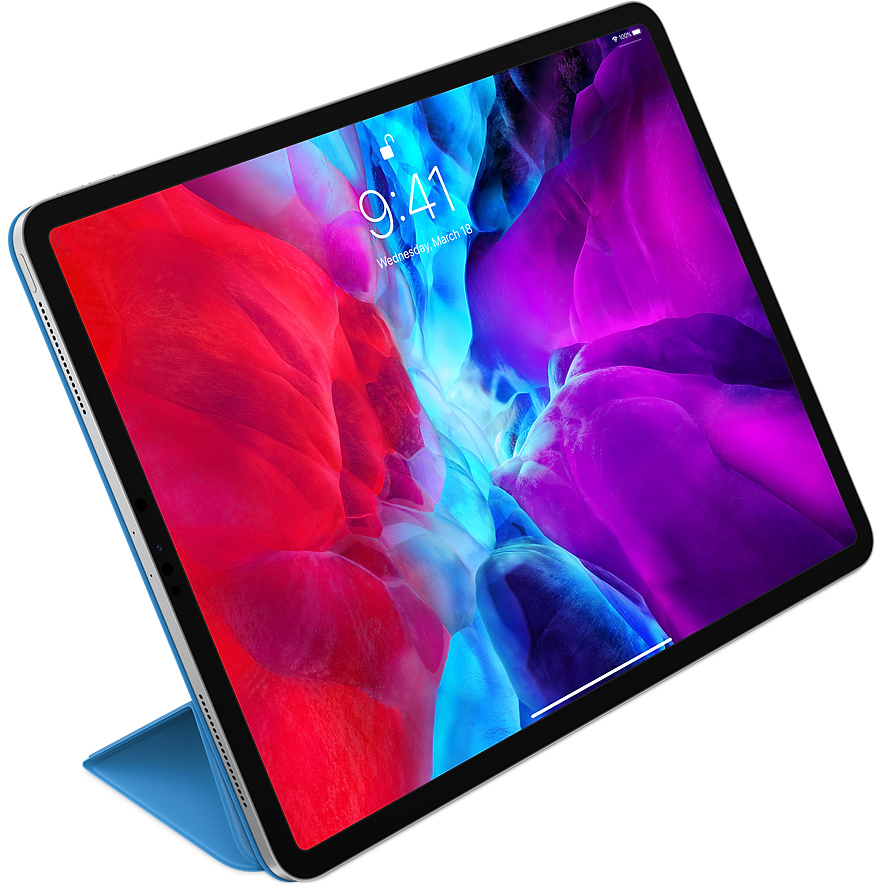 APPLE Etui de protection Smart iPad Pro 12.9" 4th Gen Bleu surf (MXTD2ZM/A)