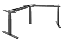 Elektrisch höhenverstellbares Tischgestell, 120° Eckdesign