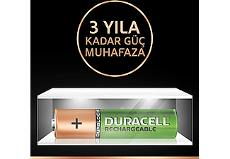 DURACELL 2'li AAA 750 mAh Şarj Edilebilir Pil_2