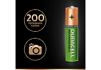 DURACELL 2'li AAA 750 mAh Şarj Edilebilir Pil_5