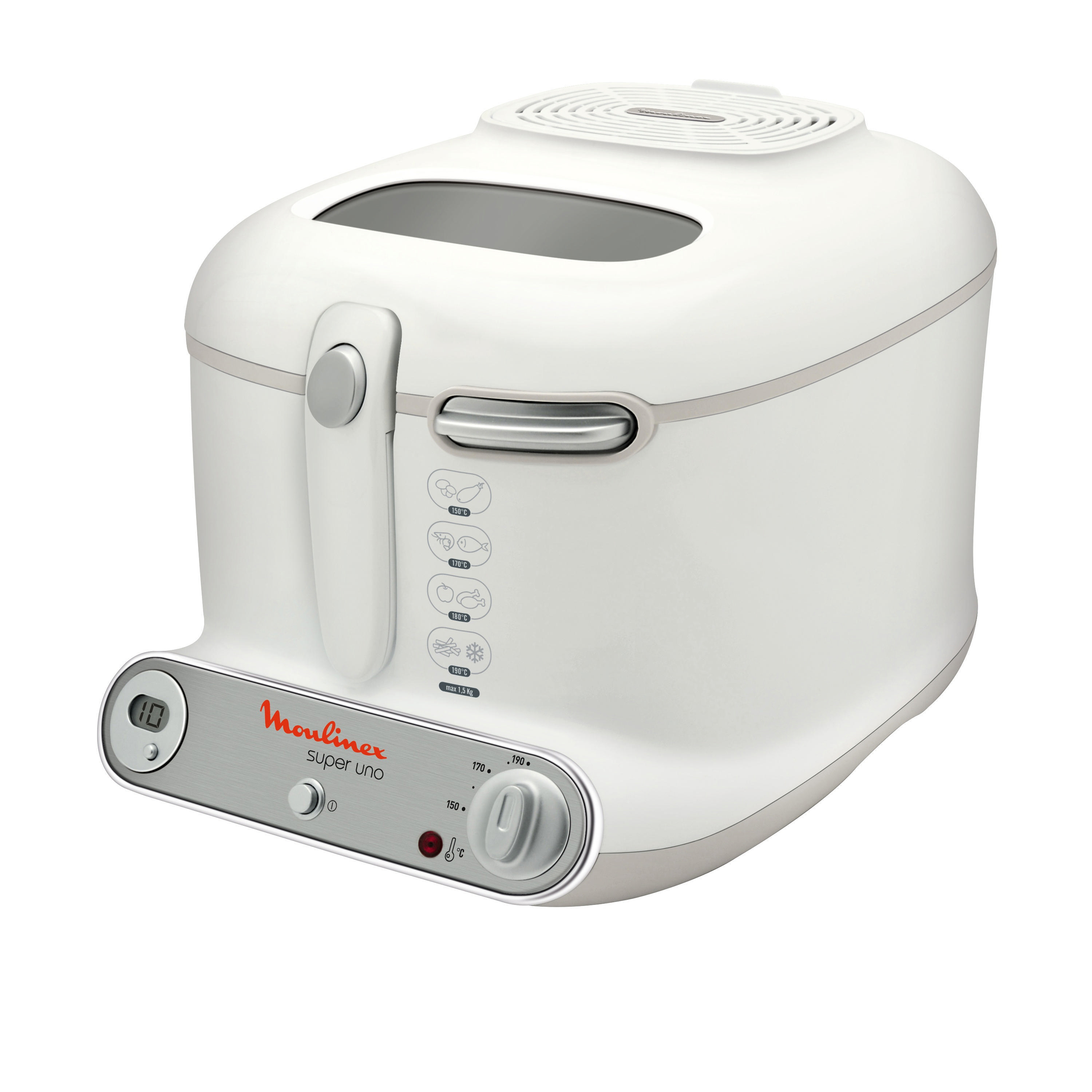 MOULINEX AM 3021 Super Uno Fritteuse 1800 Watt Weiß