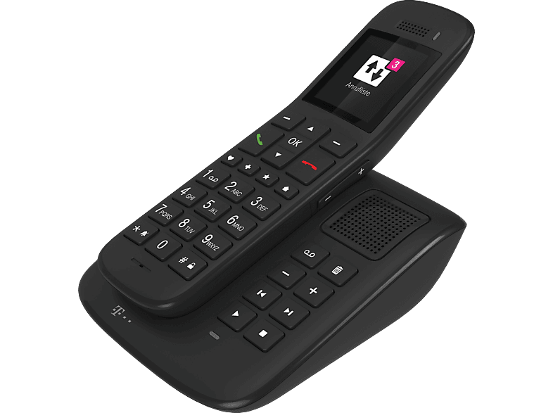 TELEKOM Sinus A 32 Großtastentelefon mit Basis und AB Telefon