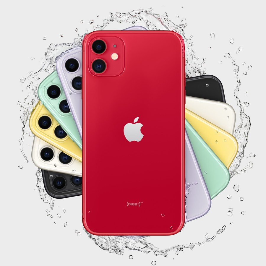 Apple iPhone 11 (PRODUCT)RED, Rojo, 256 GB, 4 GB RAM, 6.1