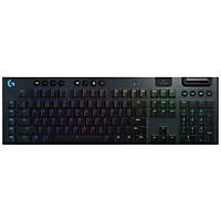 LOGITECH Gaming Tastatur G915 Lightsync RGB, Bluetooth/USB, Mechanisch, GL Clicky, DE, Schwarz