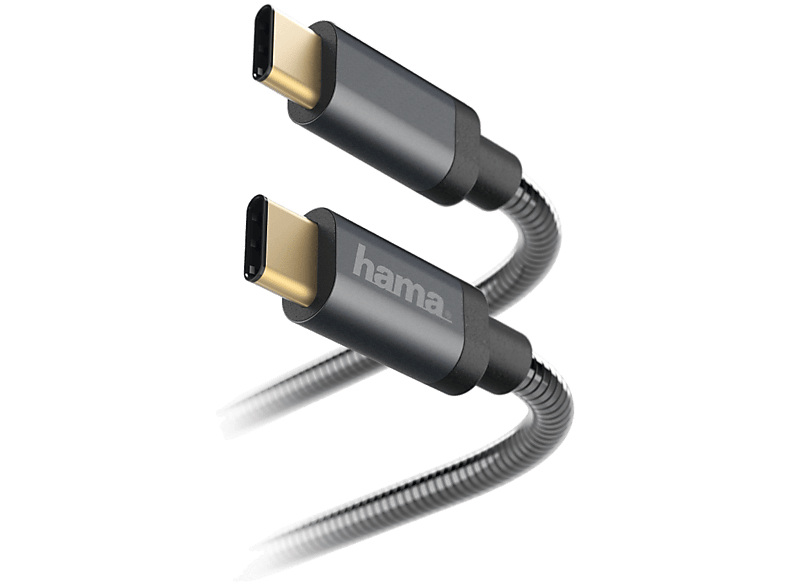 HAMA USB-C-kabel - USB-C 1.5 m Grijs (183287)