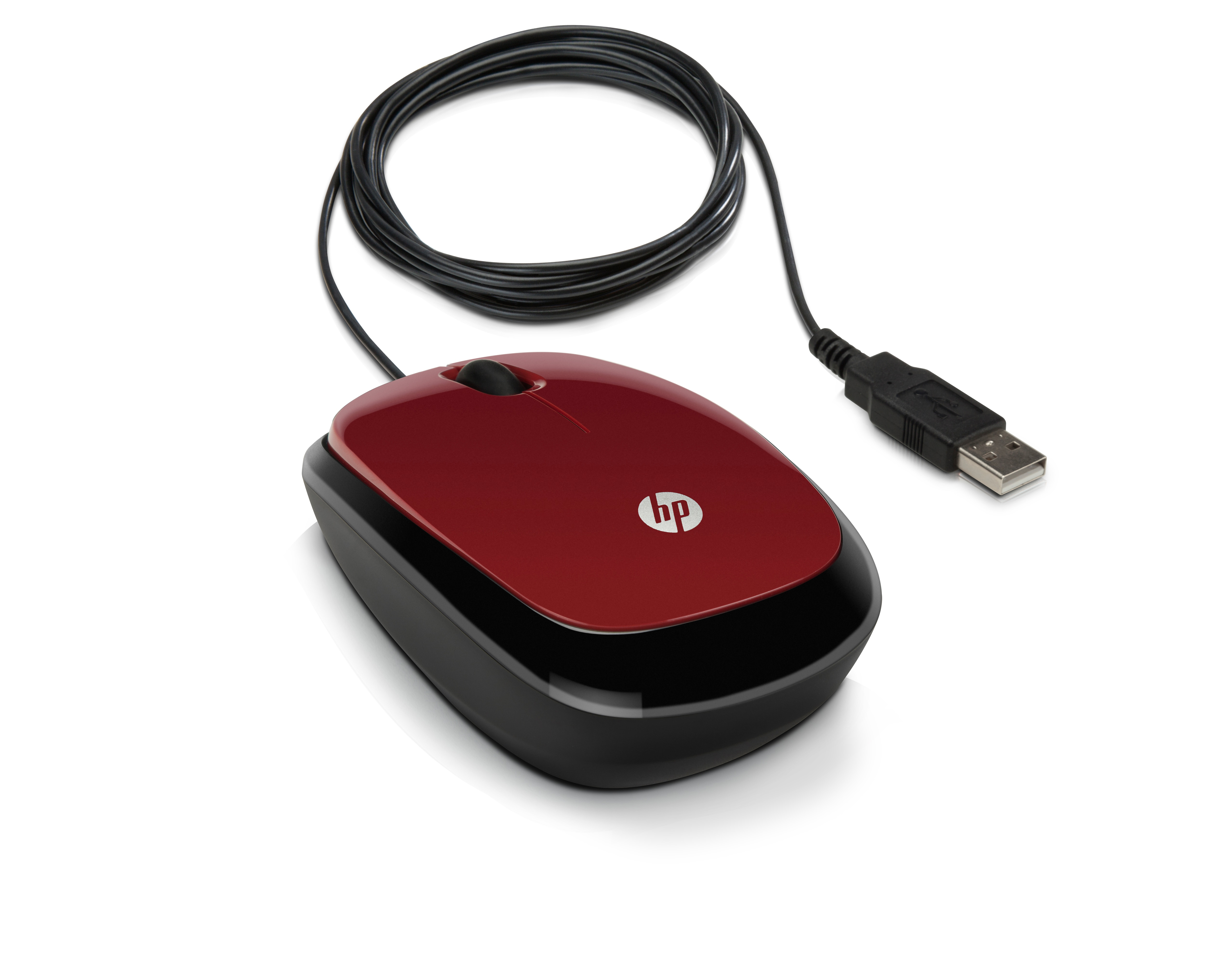 HP H4K65AA X1200 Wired Kırmızı Kablolu Mouse