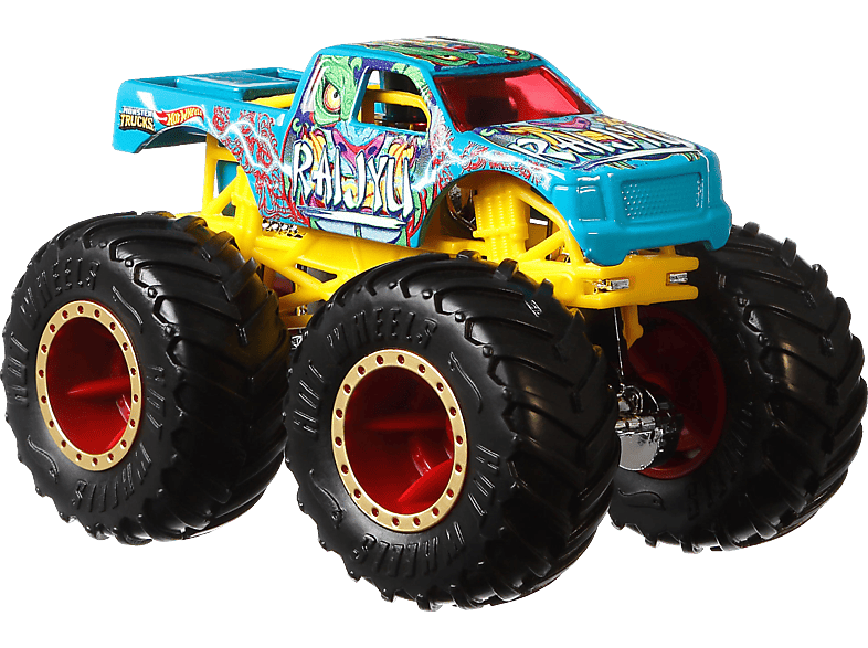 HOT WHEELS Monster möglich nicht Sortiment Farbauswahl 2er-Pack Trucks Die-Cast 1:64 Spielzeugfahrzeugset