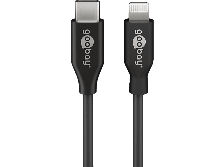 GOOBAY 39445 Ladekabel, Schwarz