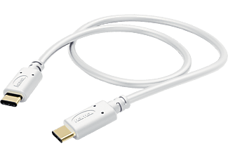 HAMA Câble USB-C - USB-C pour charge et données 1.5 m Blanc (183328)