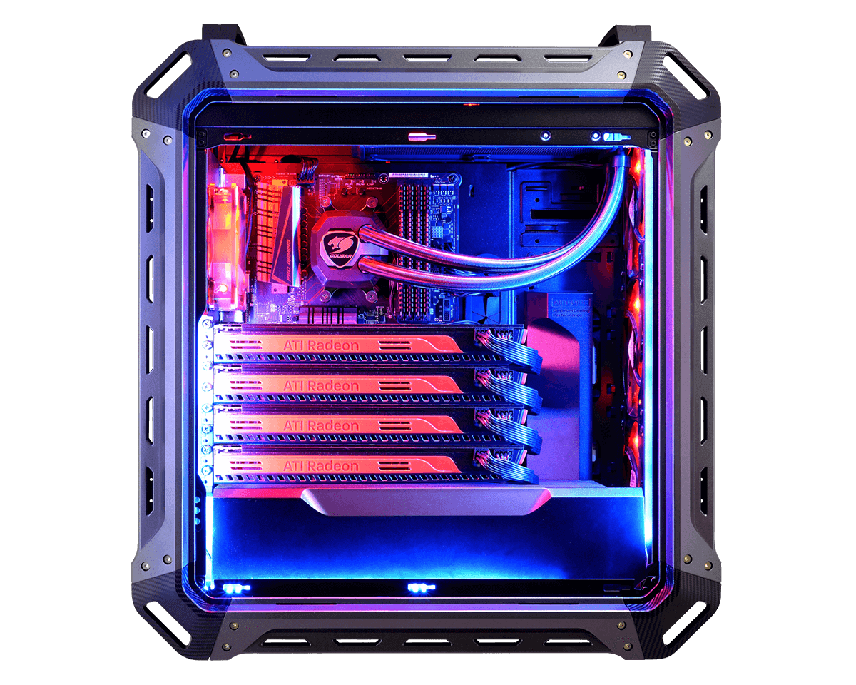 COUGAR PANZER MAX PC-Gehäuse, Schwarz