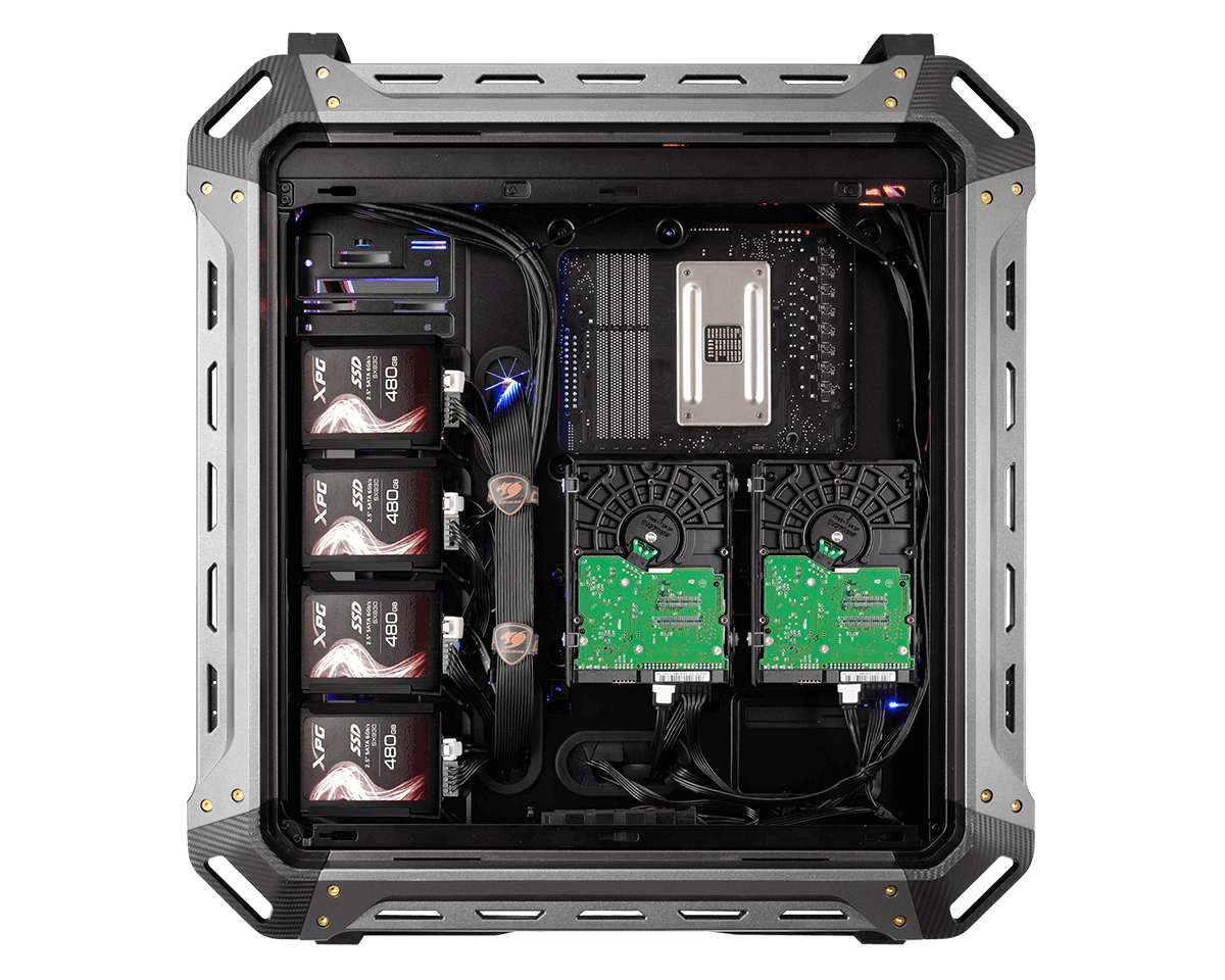 COUGAR PANZER MAX PC-Gehäuse, Schwarz