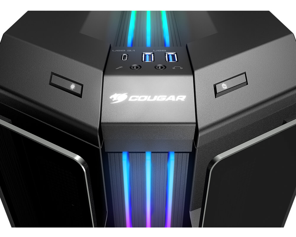 COUGAR GEMINI T PC-Gehäuse, Schwarz