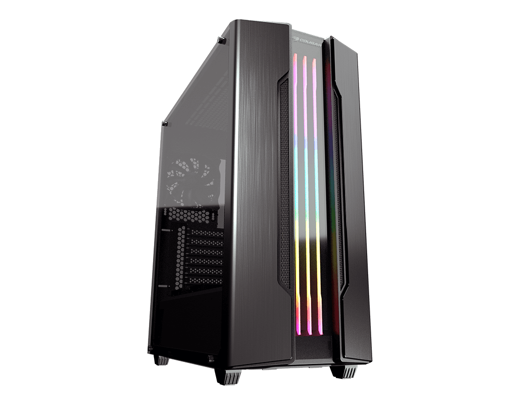 COUGAR GEMINI S IRON-GRAY PC-Gehäuse, Metallic Grau/schwarz