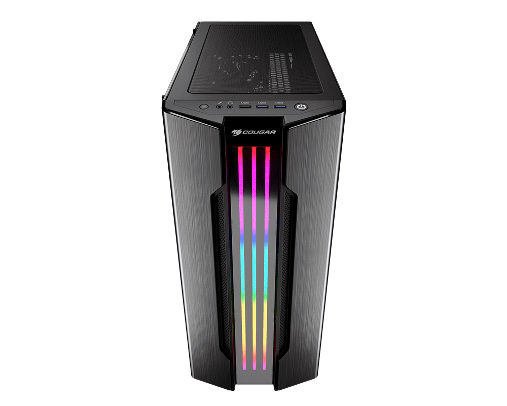 COUGAR GEMINI S IRON-GRAY PC-Gehäuse, Metallic Grau/schwarz