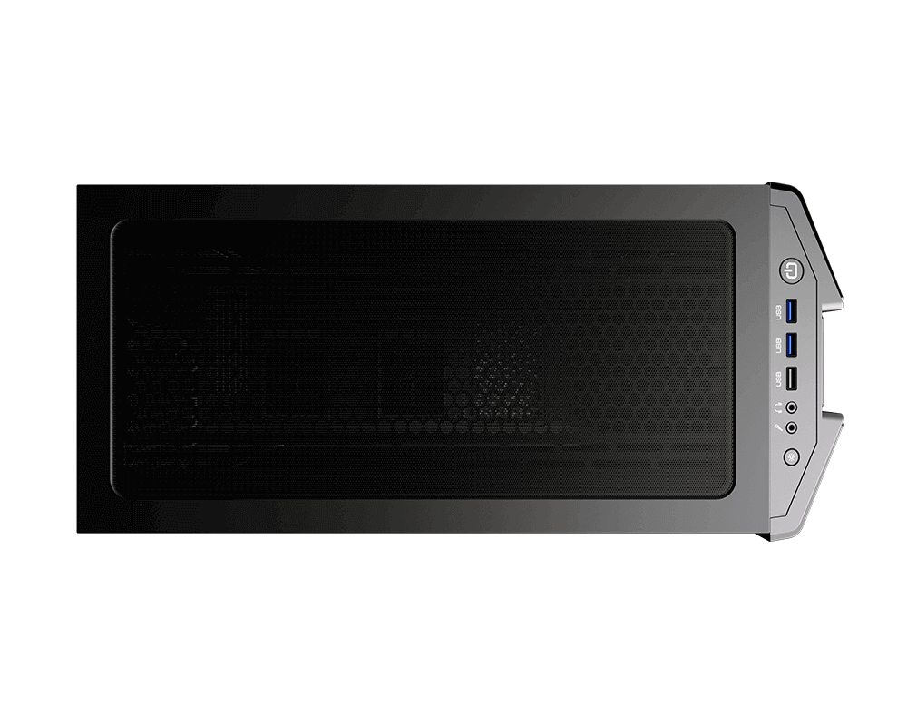 COUGAR GEMINI S IRON-GRAY PC-Gehäuse, Metallic Grau/schwarz