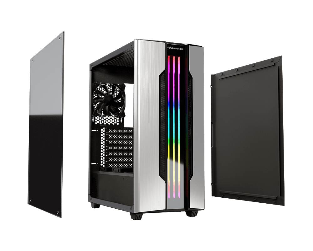 COUGAR GEMINI S PC-Gehäuse, Metallic Silber 