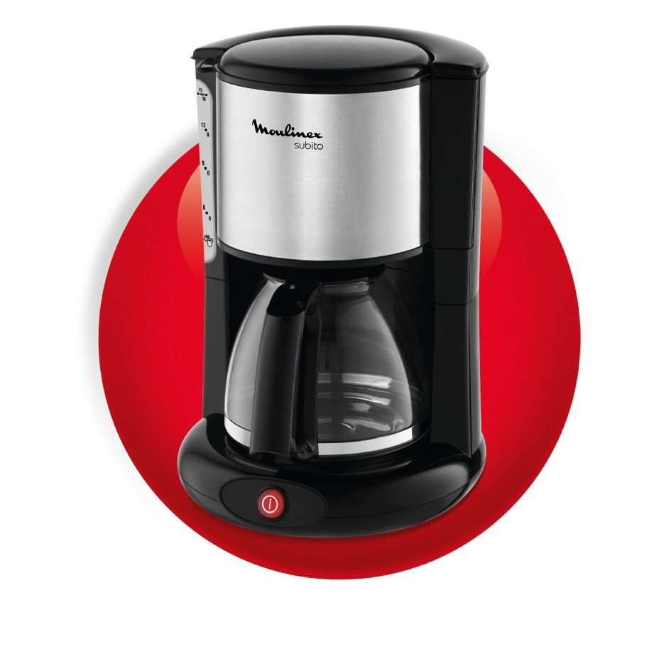 MOULINEX FG3608 .11 Kaffeemaschine Edelstahl matt/Schwarz