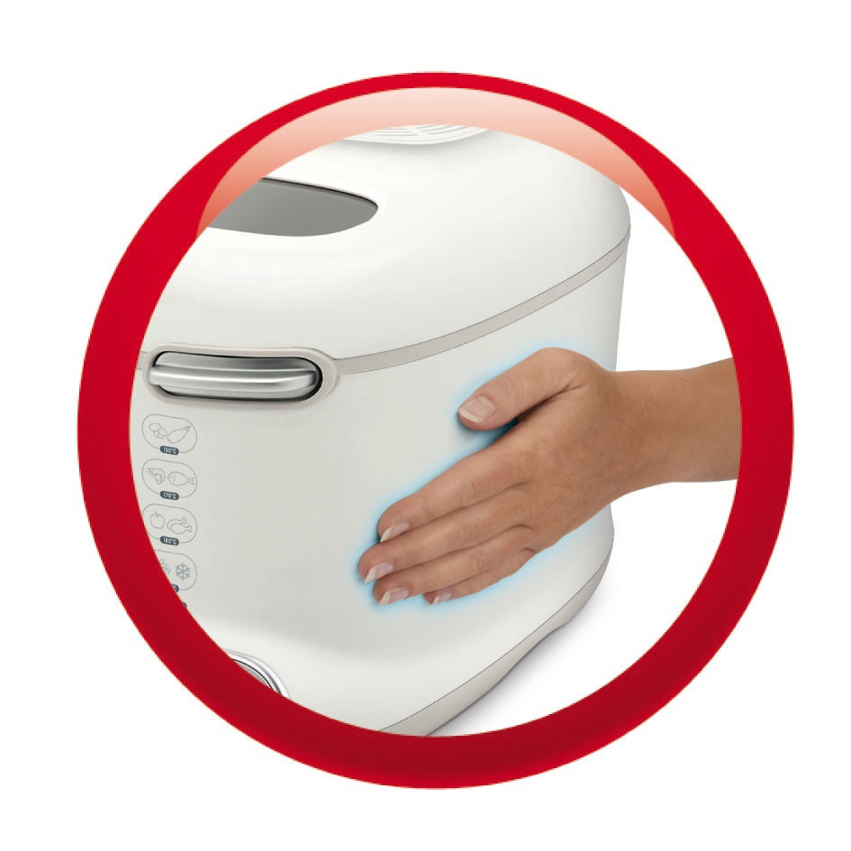 MOULINEX AM 3021 Super Uno Fritteuse 1800 Watt Weiß