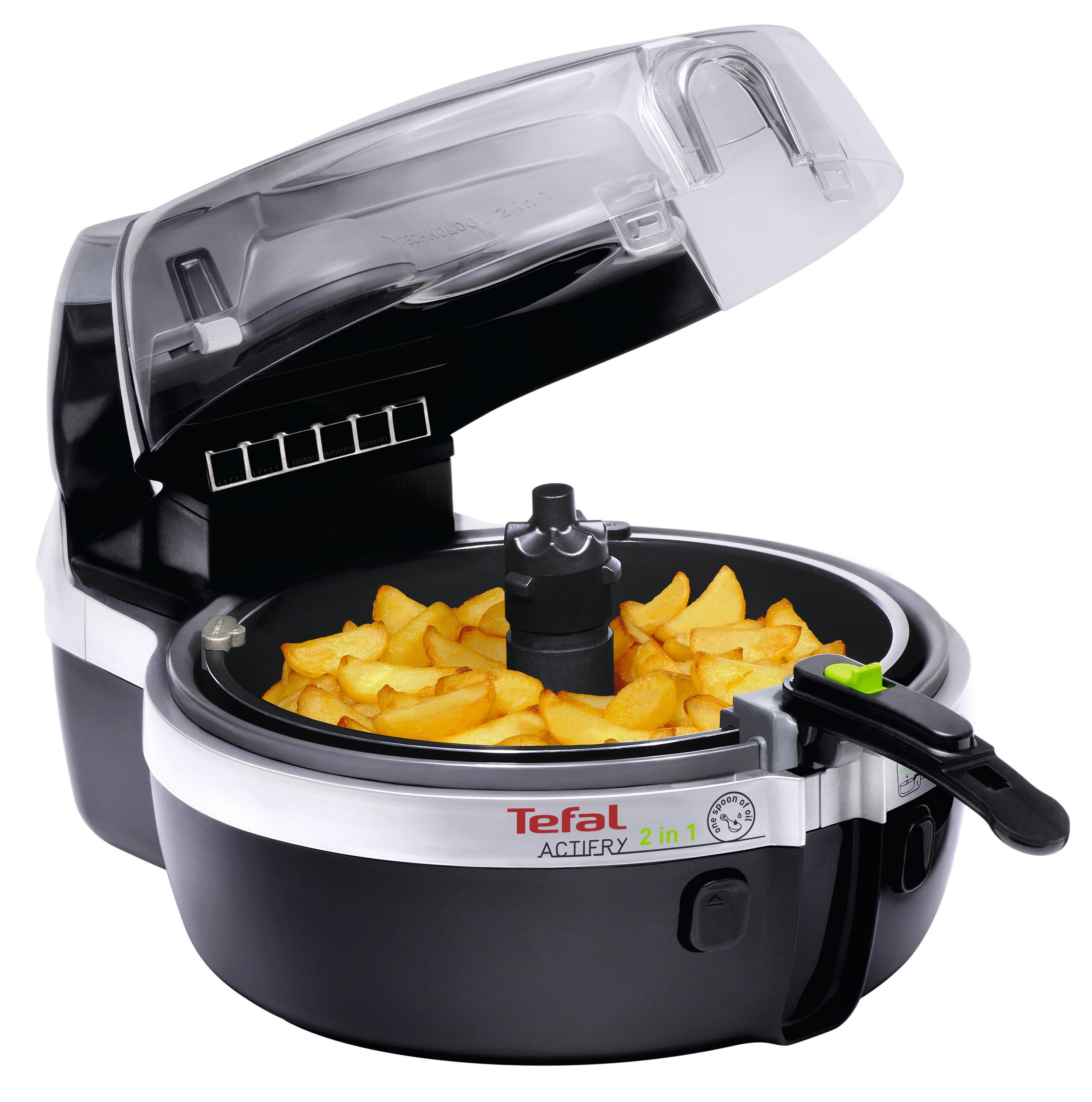 TEFAL YV 9601 ActiFry 2in1 Heißluftfritteuse 1400 Watt Schwarz/Silber