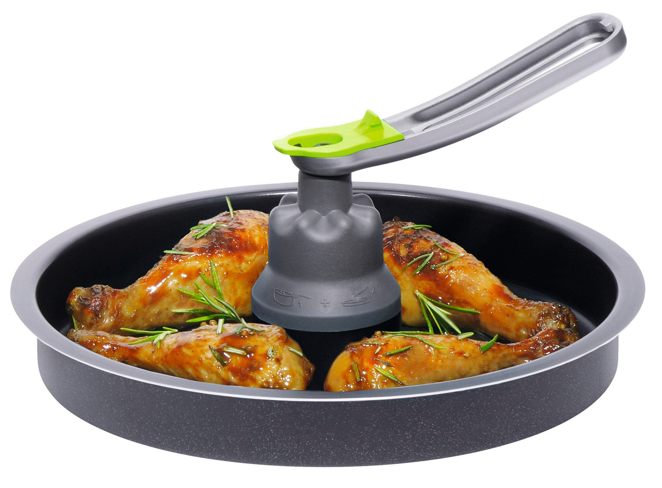 TEFAL YV 9601 ActiFry 2in1 Heißluftfritteuse 1400 Watt Schwarz/Silber