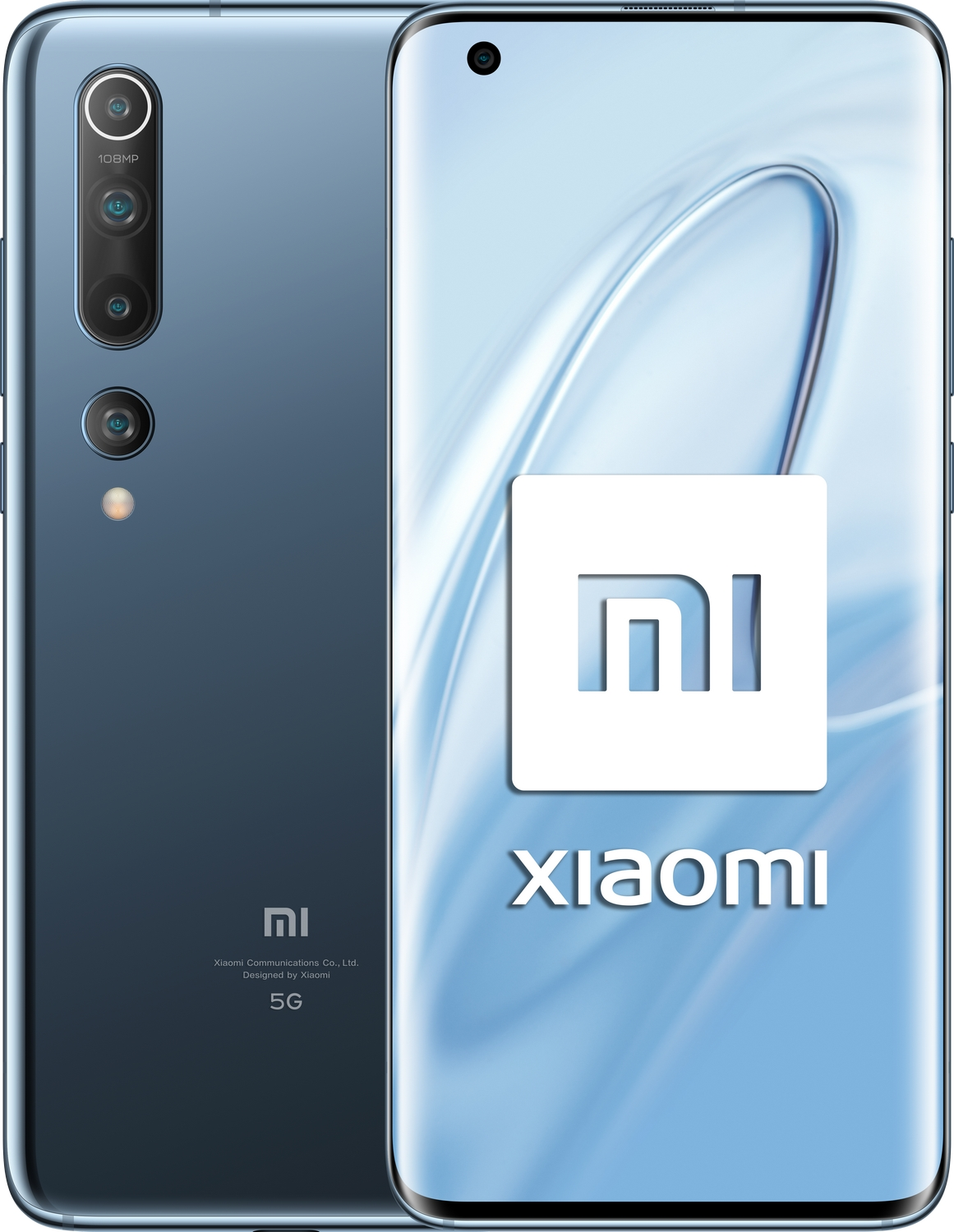 Móvil - Xiaomi Mi 10, Gris, 128GB, 8GB RAM, 6.67" FHD+, Snapdragon 865, 4780 mAh + Mi Band 3, Mi Airdots Pro 2