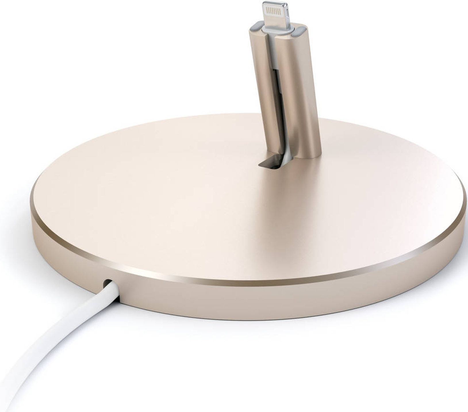 SATECHI Aluminum lightning charging stand ST-AIPDG - Socle de charge (Or)